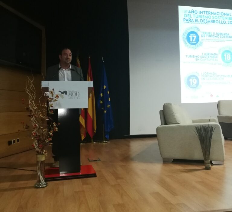 Inauguración jornadas Turismo sostenible Teruel