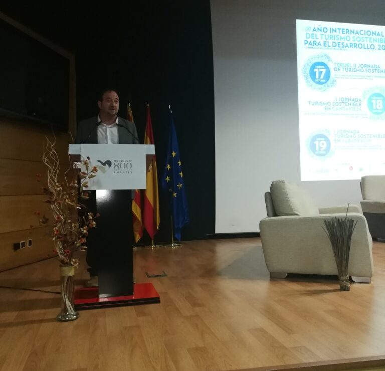 Inauguración jornadas Turismo sostenible Teruel
